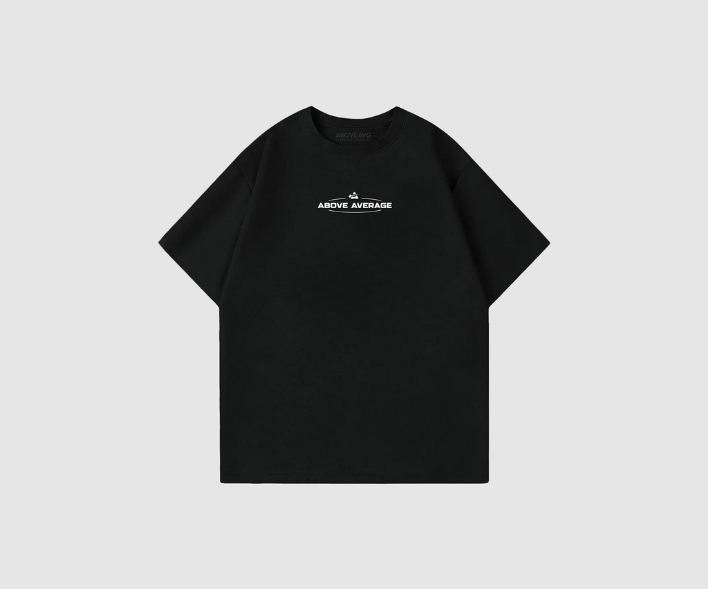 Above Average  – Oversized T-Shirt [Black]