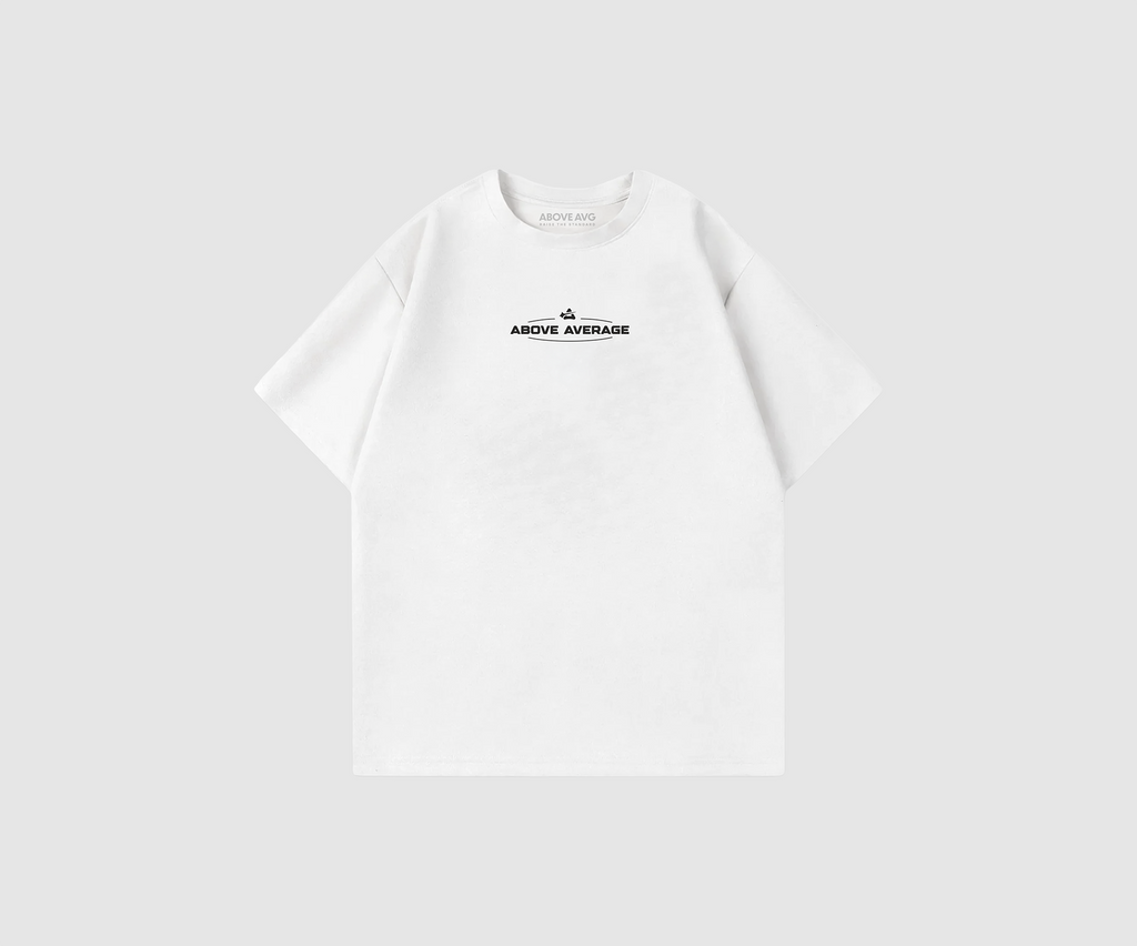 Above Average  – Oversized T-Shirt [White]