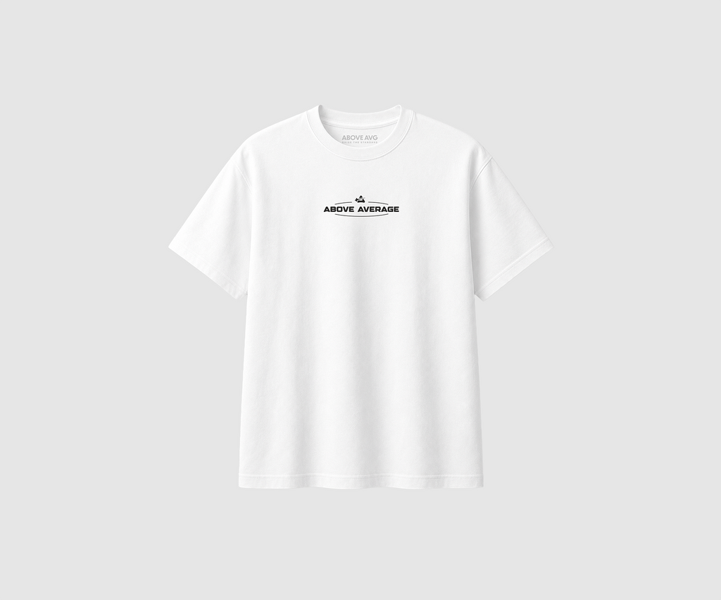 Above Average  – Regular T-Shirt [White]