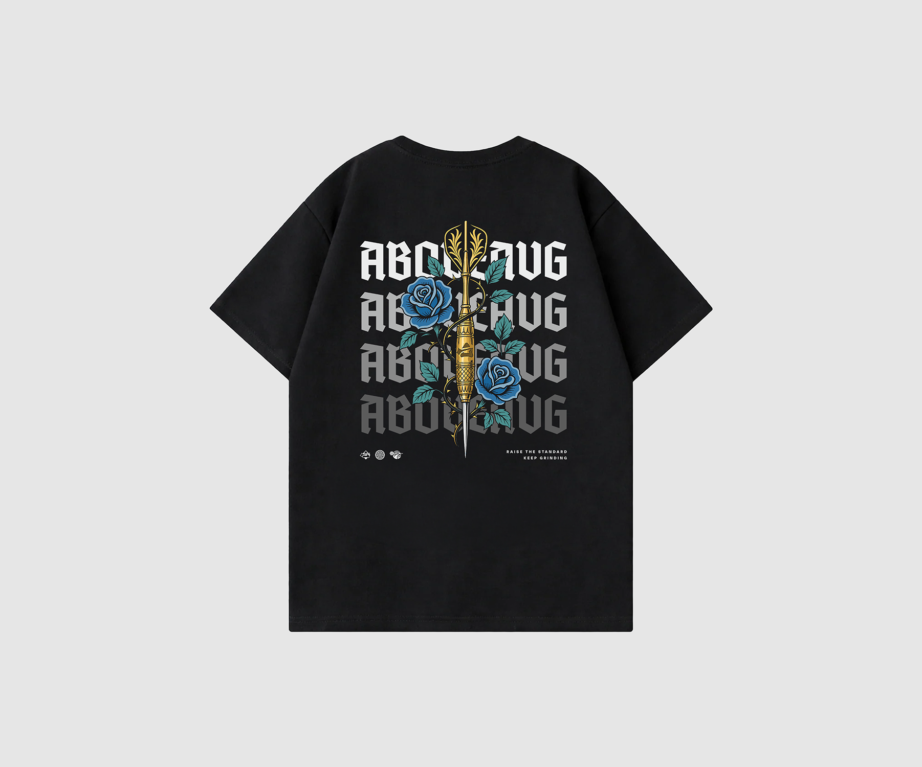 Arrow  – Oversized T-Shirt [Black]