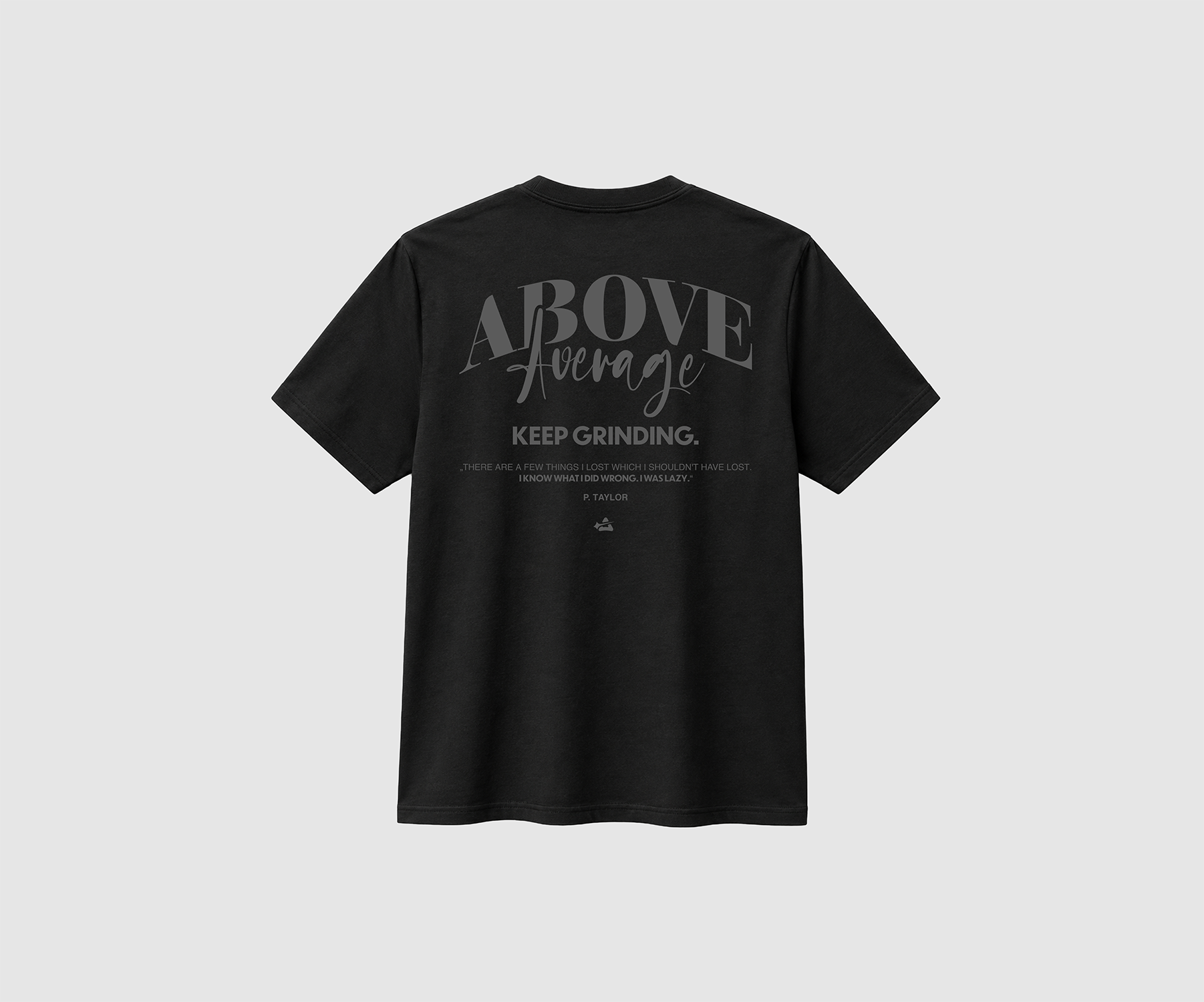 Keep Grinding  – Regular T-Shirt [Black]